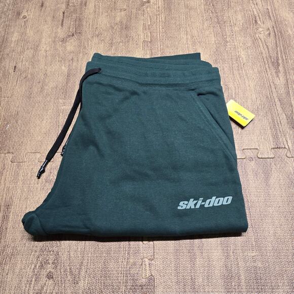 Ski-doo Men's Signature Sweatpants Size 3XL Green Dark 80% Cotton 20% Polyester - Picture 12 of 15